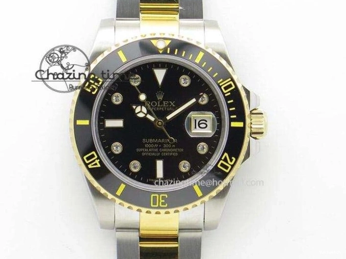 SA4130 Strap Rubber 1:1 Daytona BTF Best 116518 Lume on V2 Dial Oysterflex Edition YG 0523